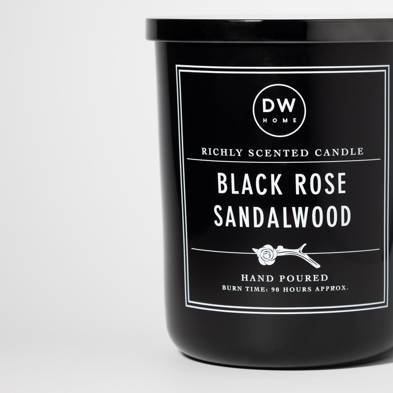 DW Home Black Rose Sandalwood kvepianti žvakė