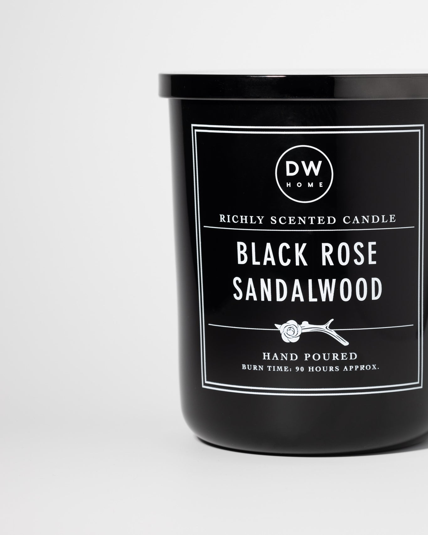 DW Home Black Rose Sandalwood kvepianti žvakė