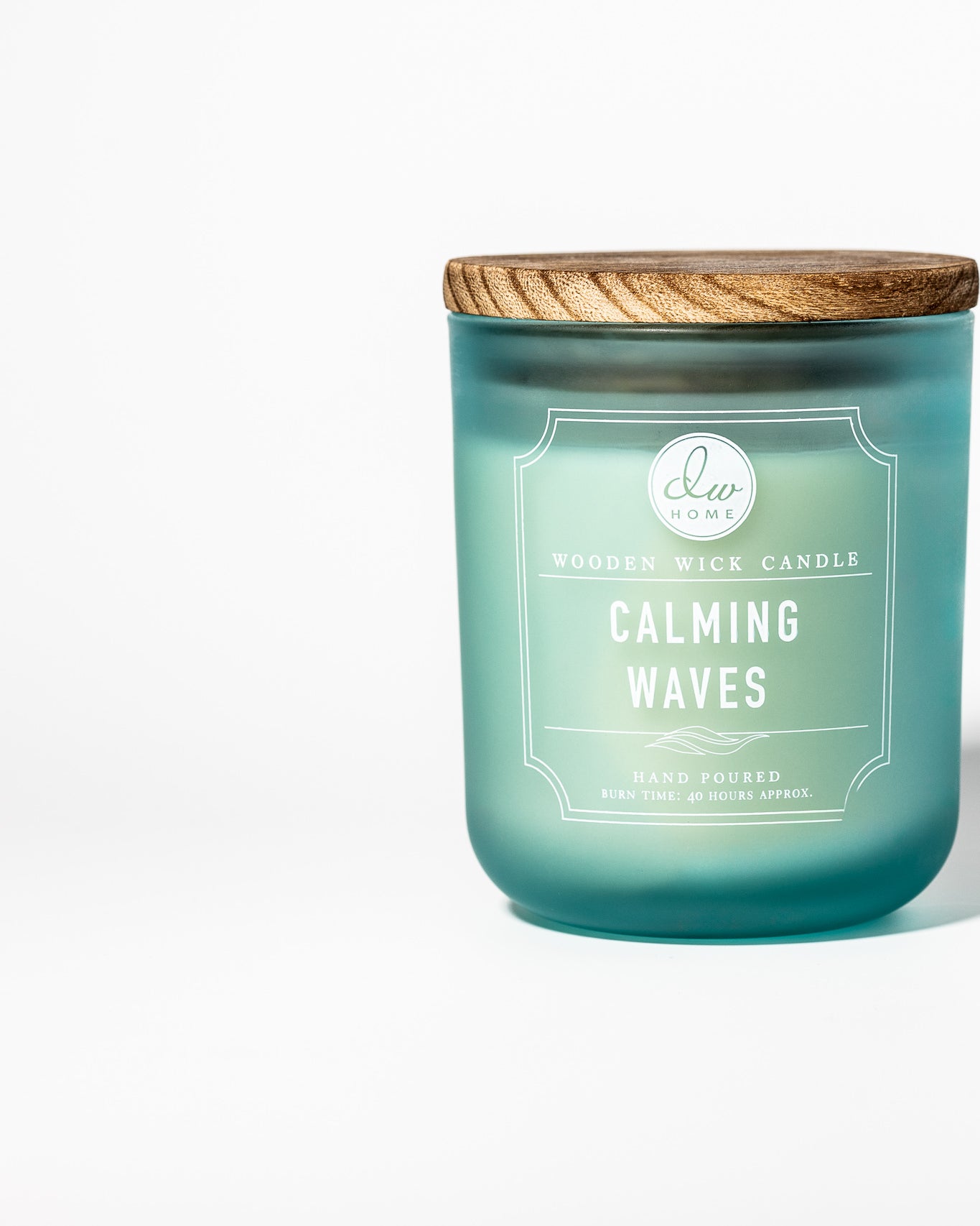 DW Home Calming Waves Wooden Wick žvakė
