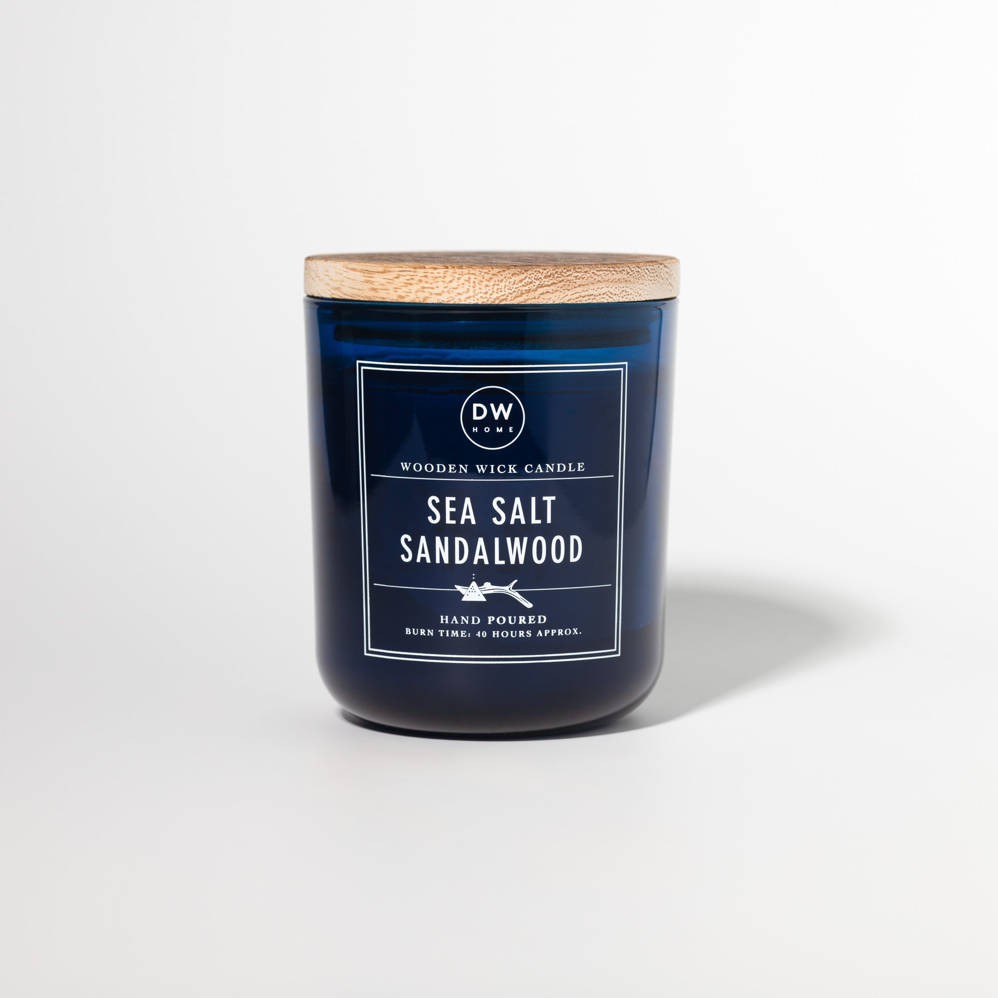 DW Home Sea Salt Sandalwood Wooden wick kvapioji žvakė